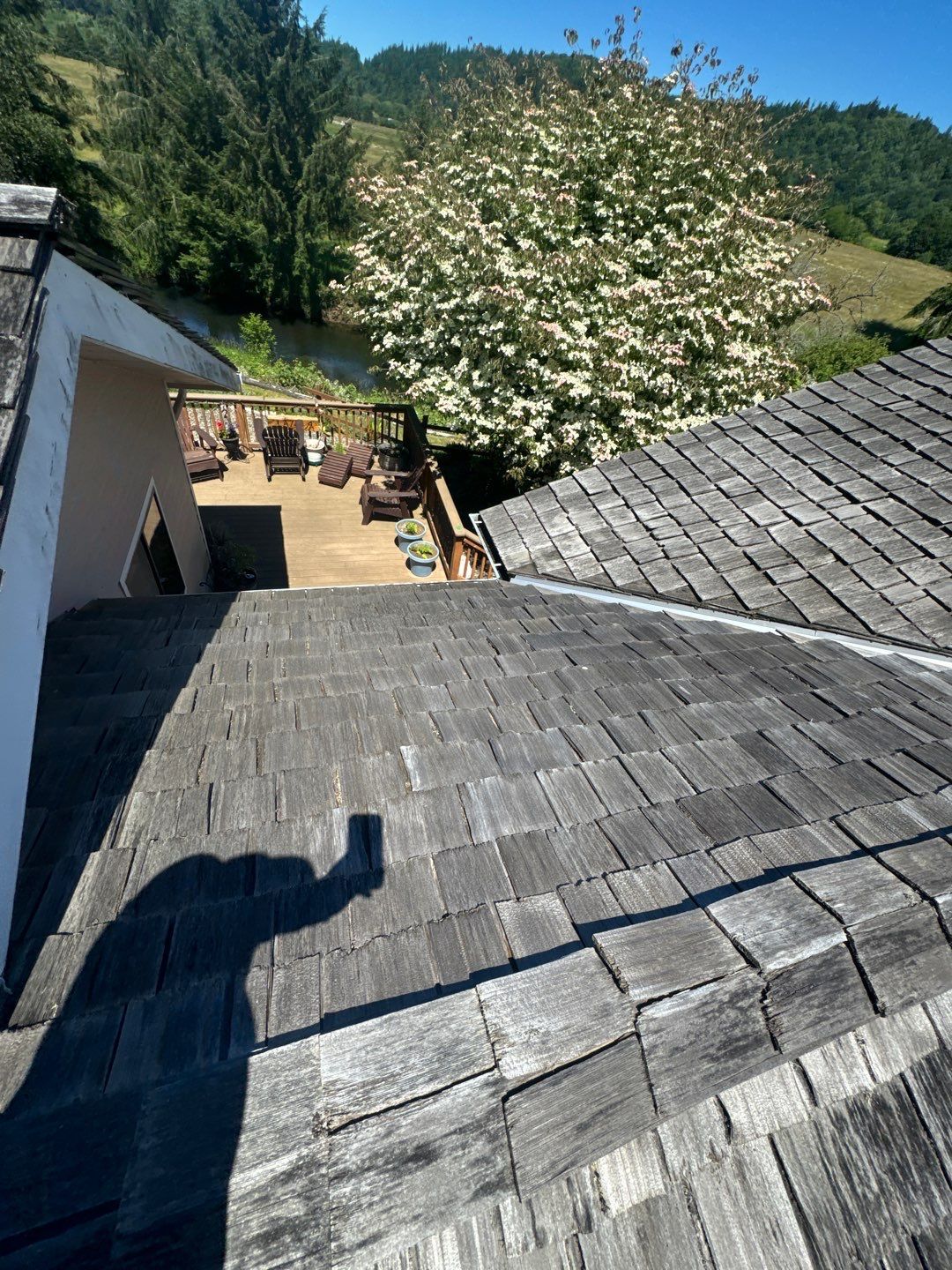 Roof before restoration by OTR in Centralia, Washington