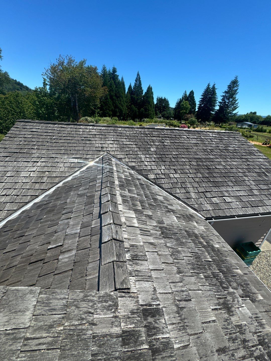 Roof before restoration by OTR in Centralia, Washington