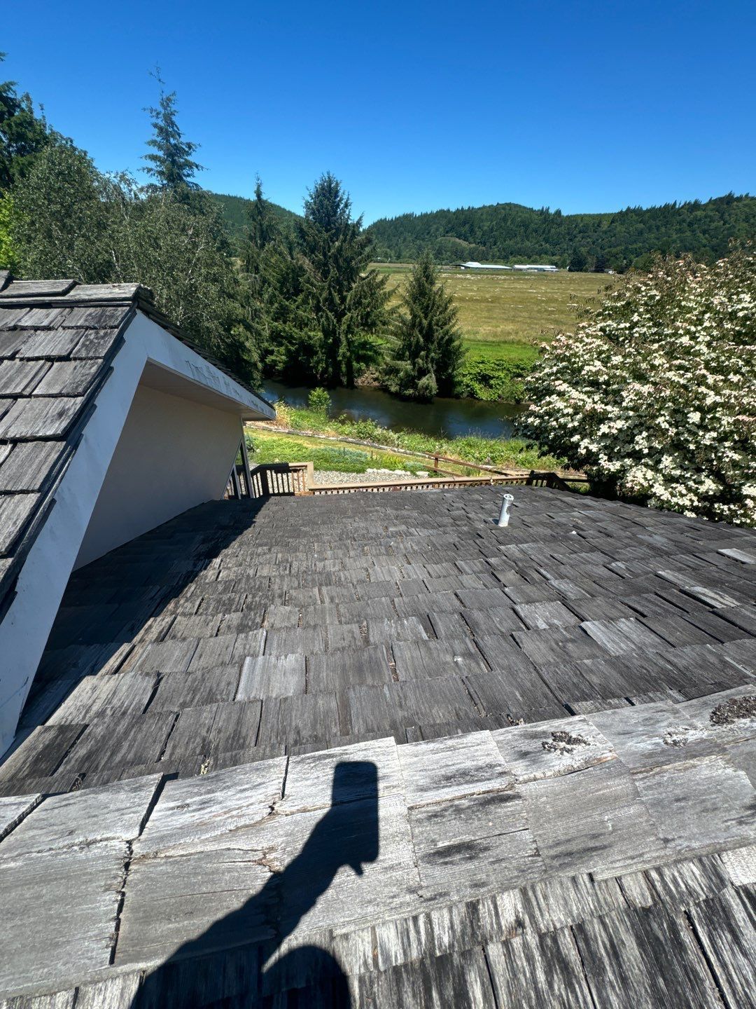 Roof before restoration by OTR in Centralia, Washington