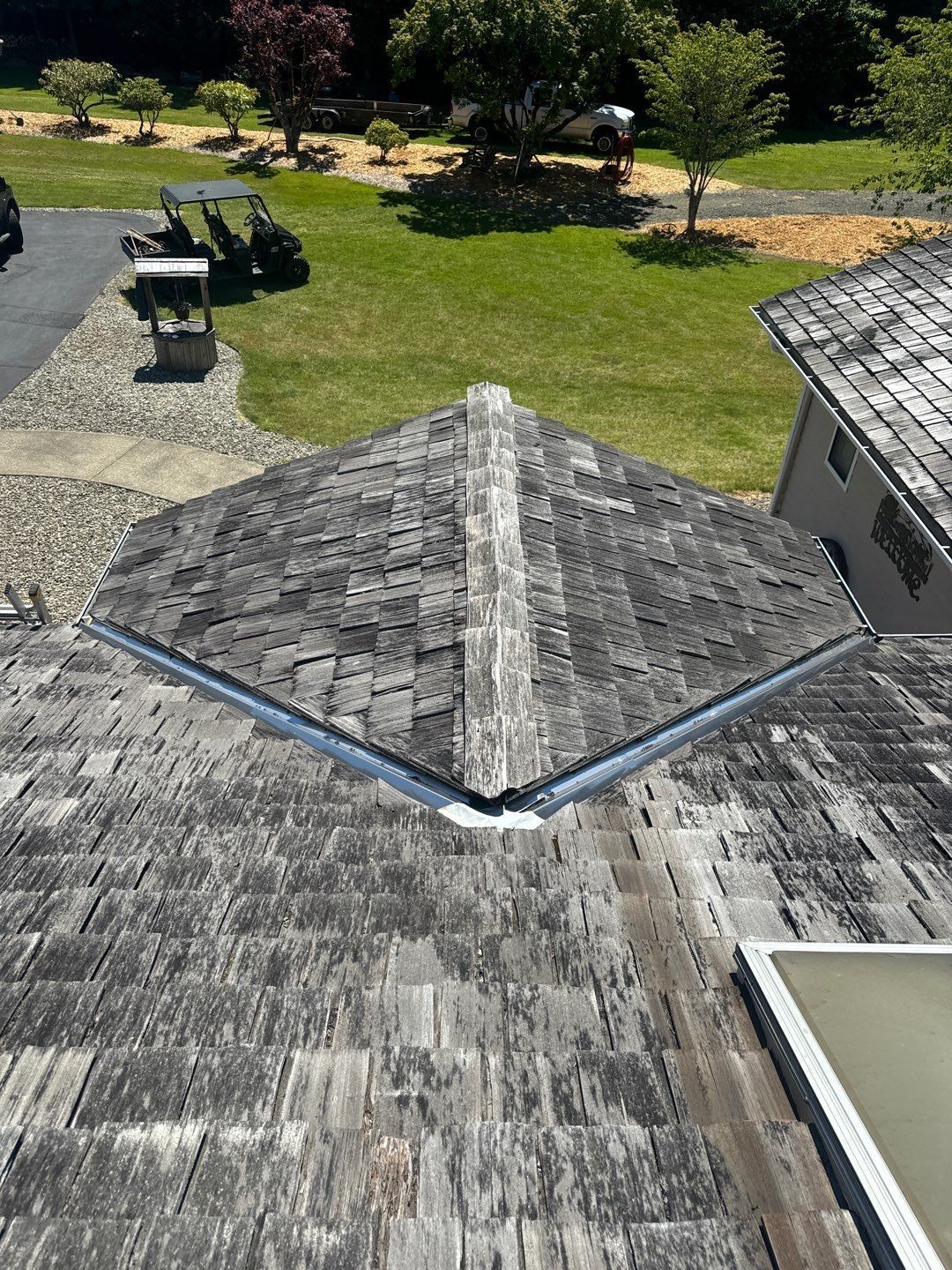 Roof before restoration by OTR in Centralia, Washington