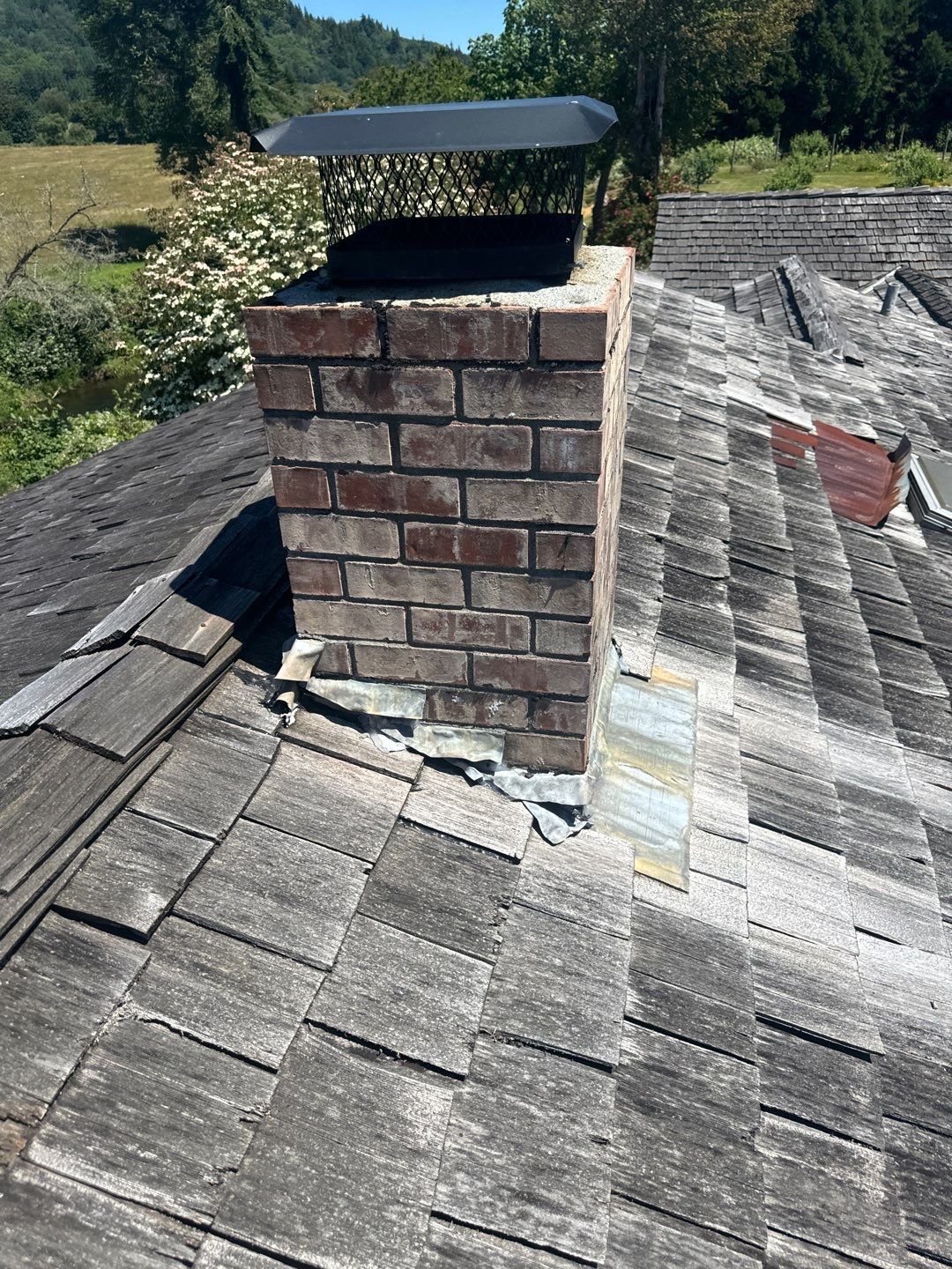 Roof before restoration by OTR in Centralia, Washington