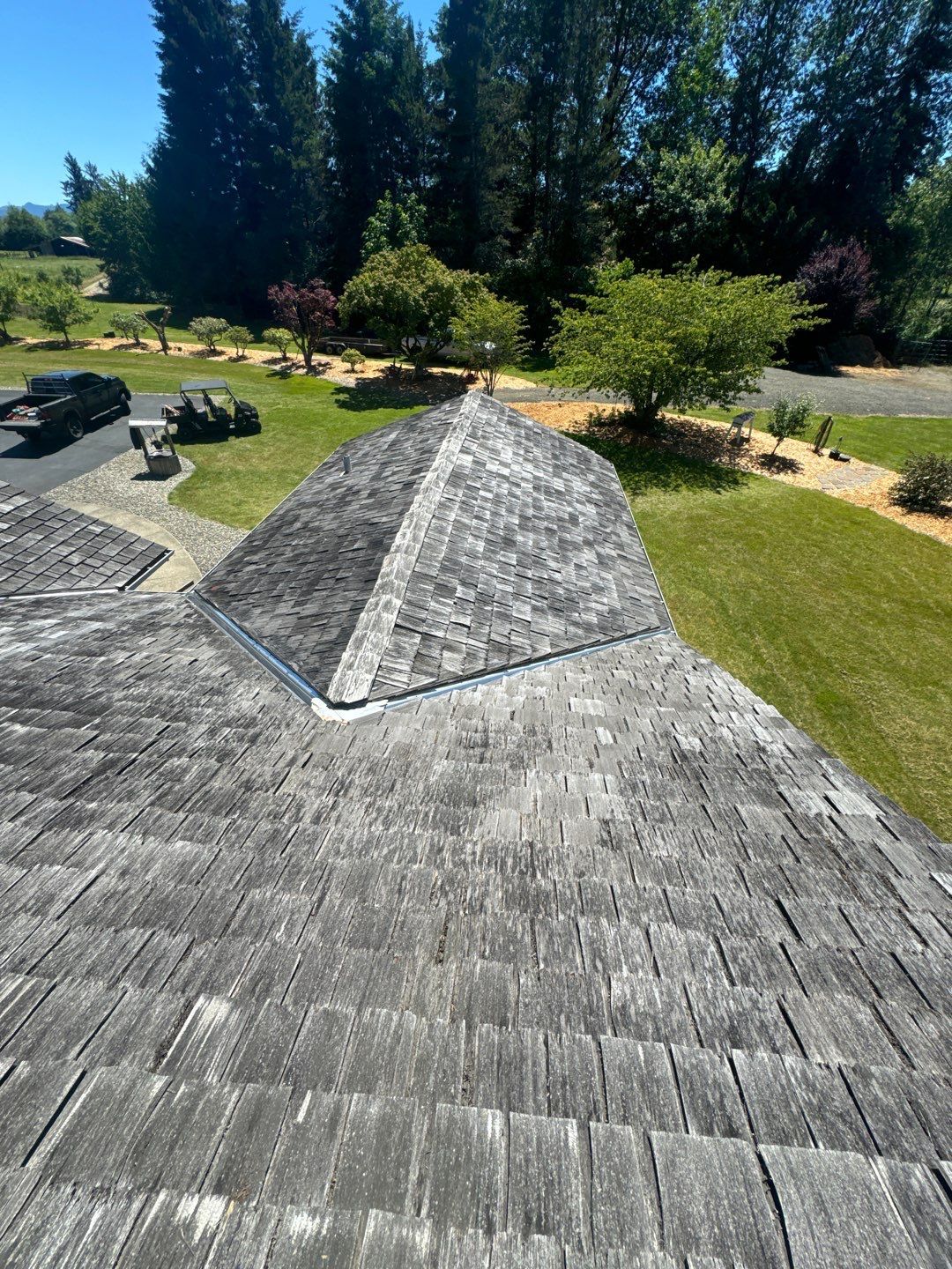 Roof before restoration by OTR in Centralia, Washington