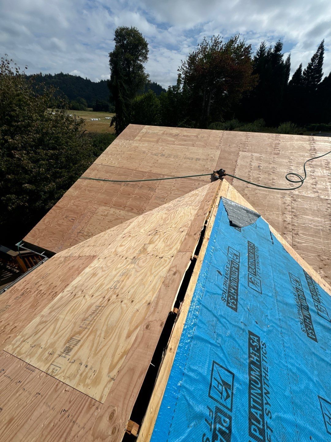 On Top Roofing installing durable architectural shingles on a Lacey home.
