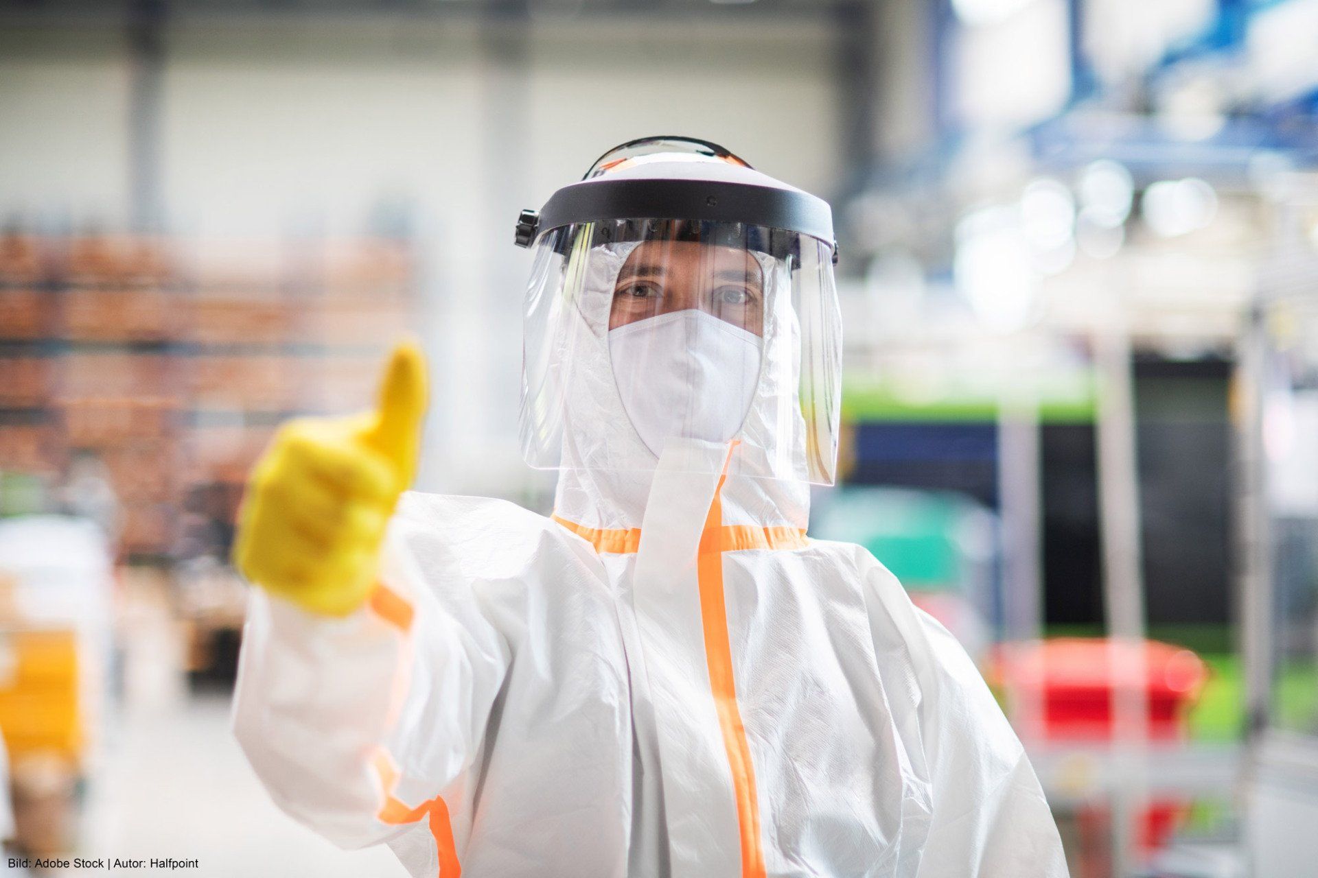 Erstunterweisung: Tragen von Chemikalienschutzanzug Typ 1-6