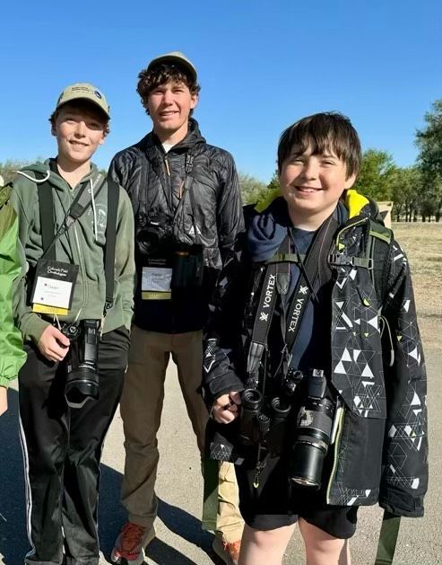 Owen Robertson and his COBC team