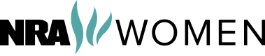 NRA Women logo with black text and teal leaf-like mark on a white background