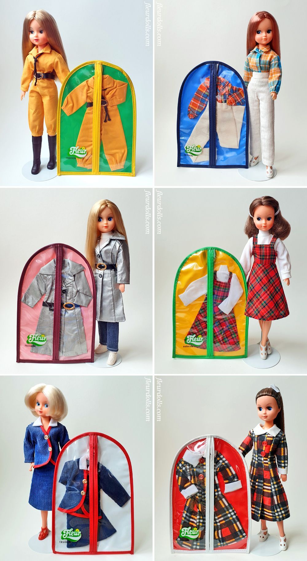 Fleur doll budget outfits 1254 in plastic bag casual fashions