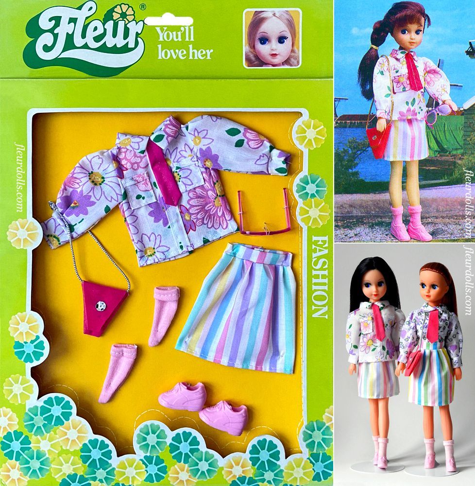 Fleur fashion 1283 Otto Simon outfit flower blouse pink shoes