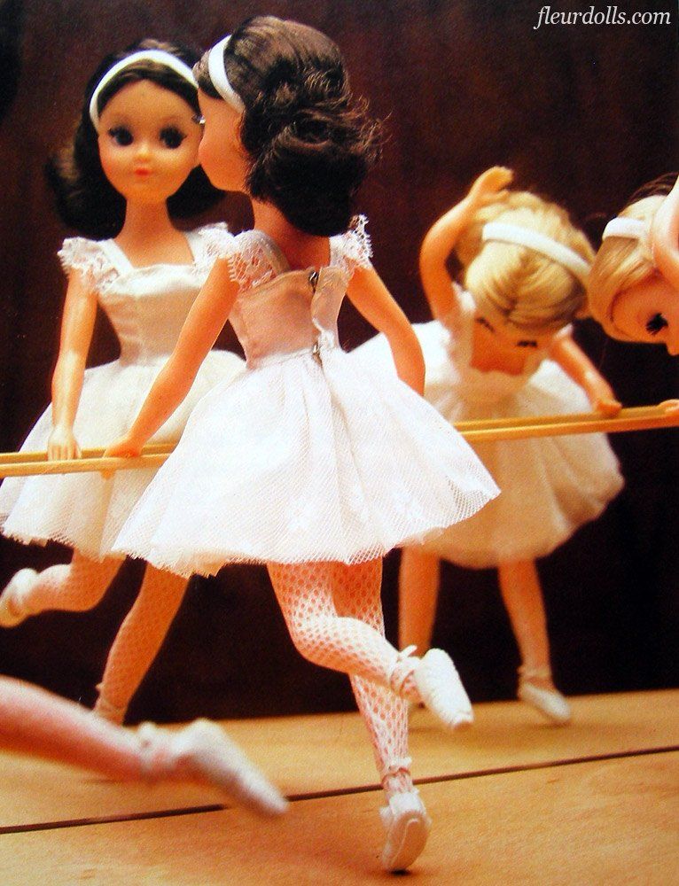 Ballerina Fleur doll white tutu promo