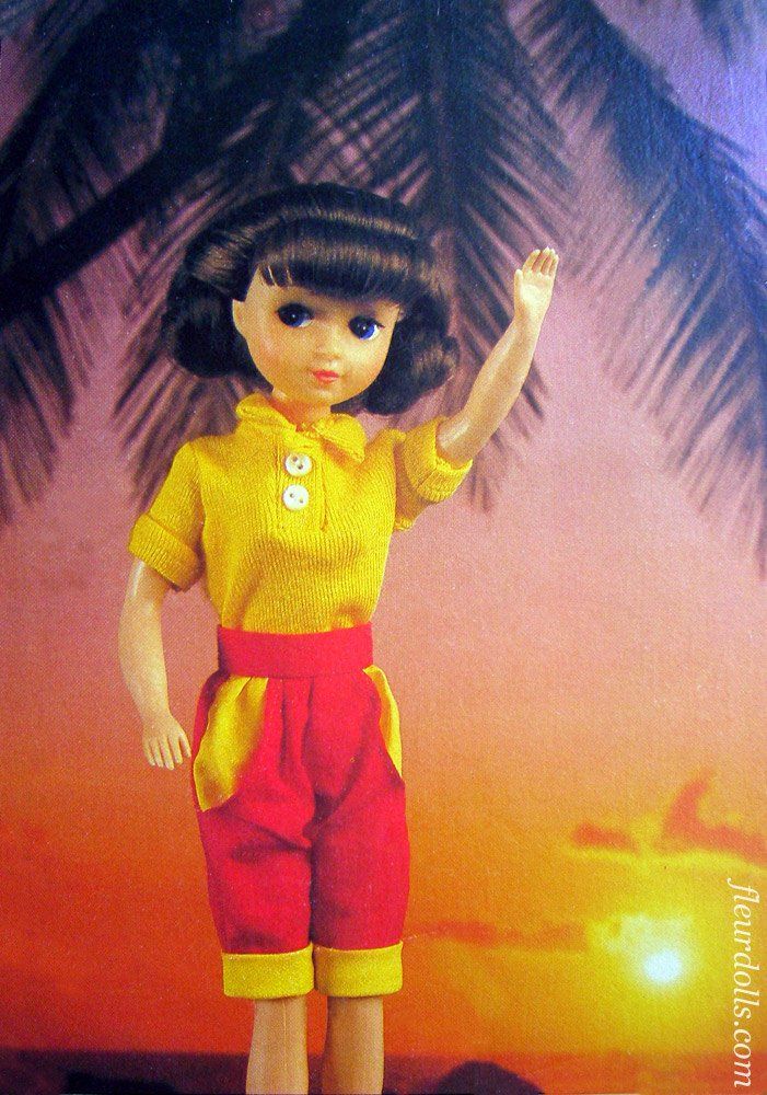 Bermuda Fleur doll red yellow promo