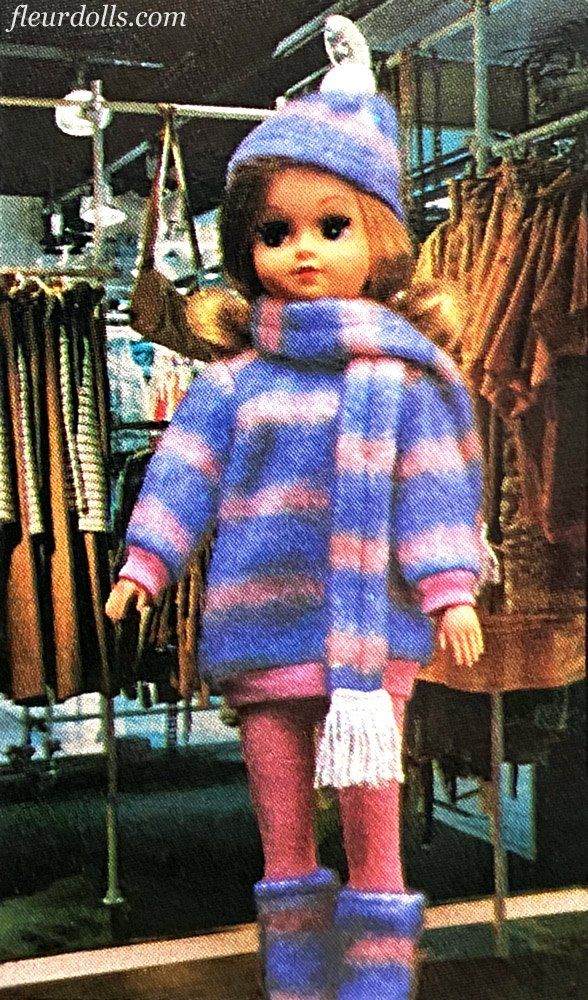 Famous Fashion Fleur pink purple doll