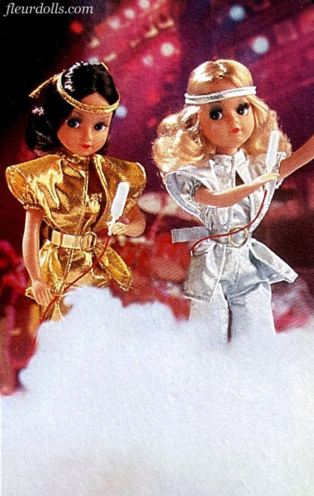 Popstar Fleur doll gold silver promo Otto Simon