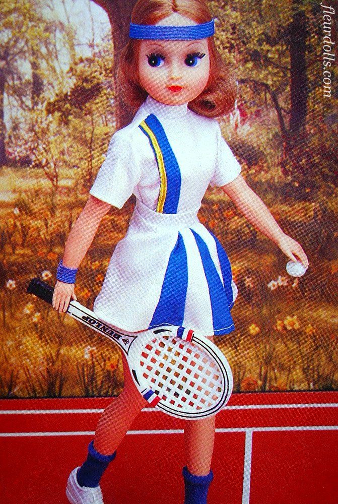 Tennis Fleur doll blue promo
