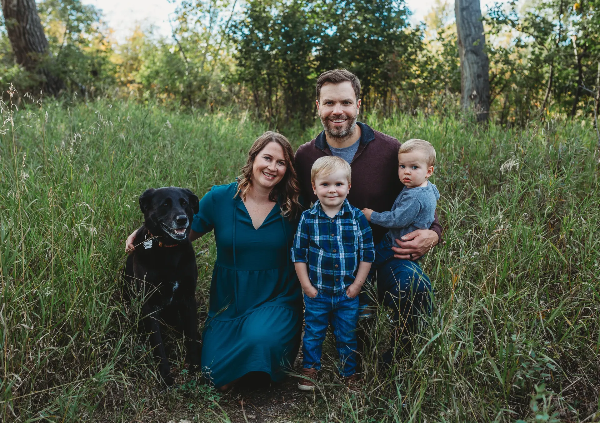 Thaddeus Tondu and his family