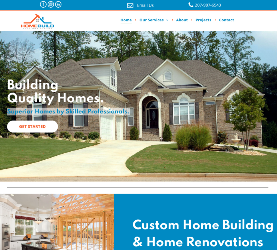 CustomBuilderPro Website + AI for fast website that 