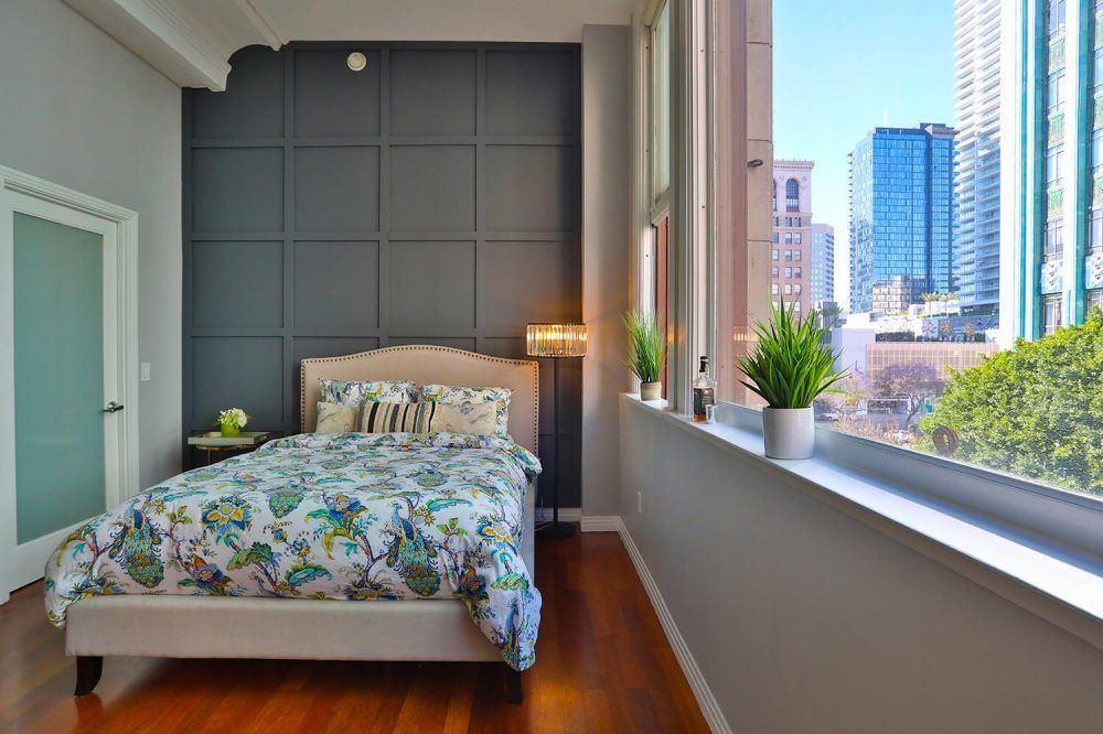 furnished bedroom