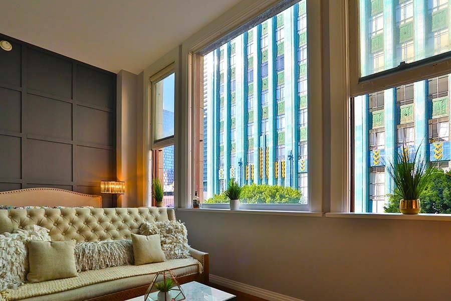 large windows