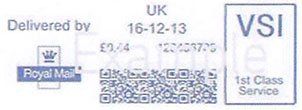 Mailmark franking