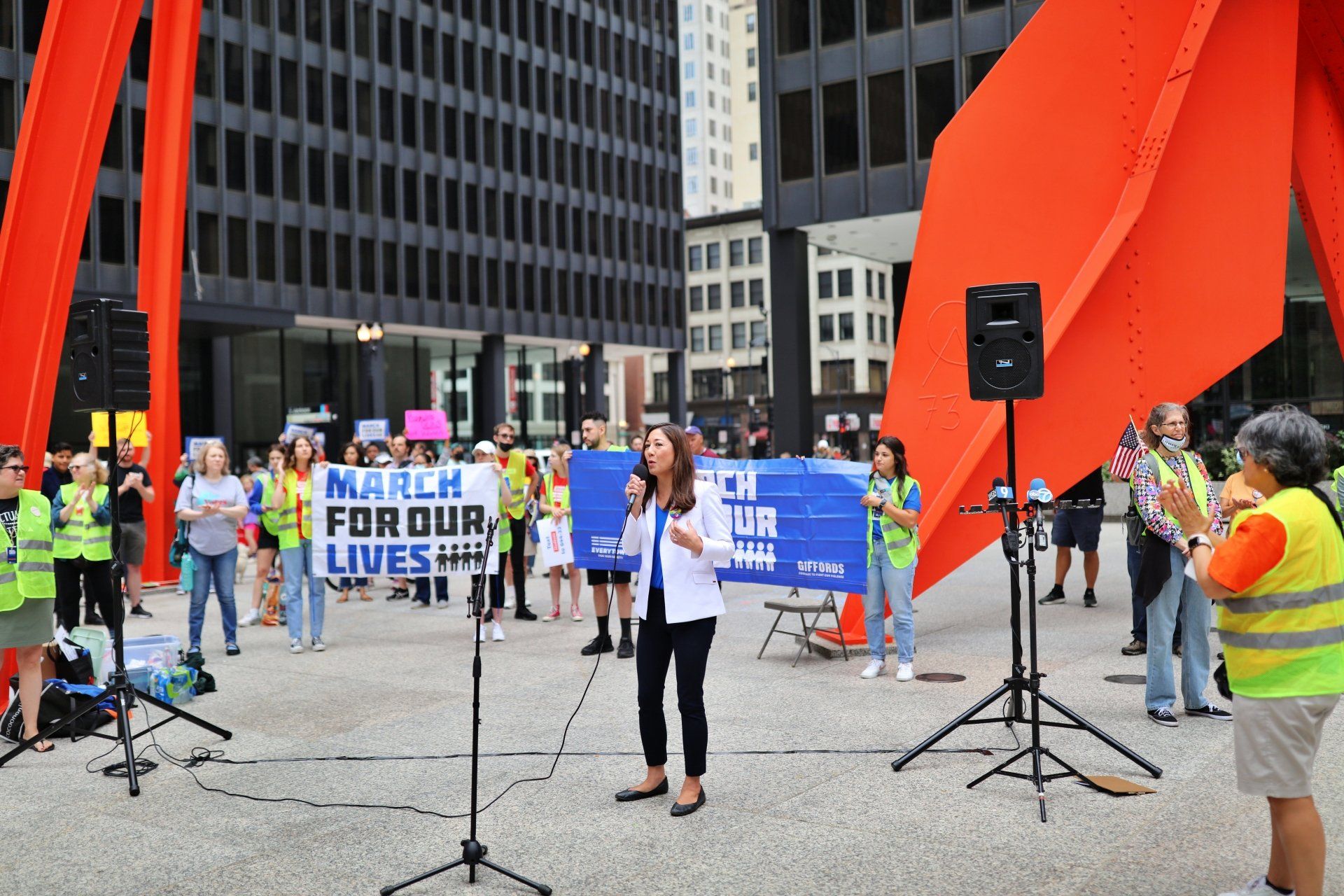 Pro Roe v. Wade protest in Chicago Pro Roe v. Wade protest in Chicago