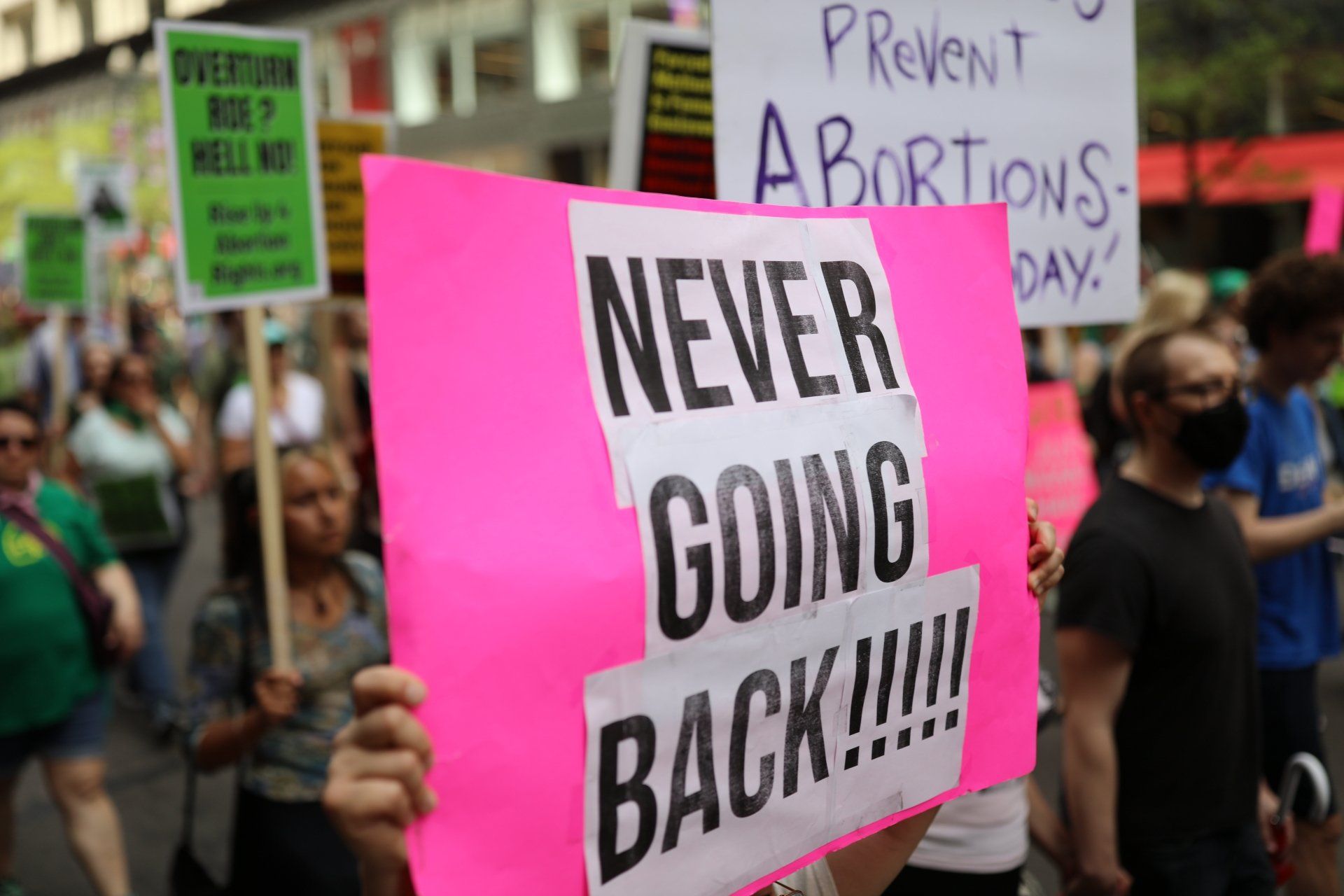 Pro Roe v. Wade protest in Chicago Pro Roe v. Wade protest in Chicago