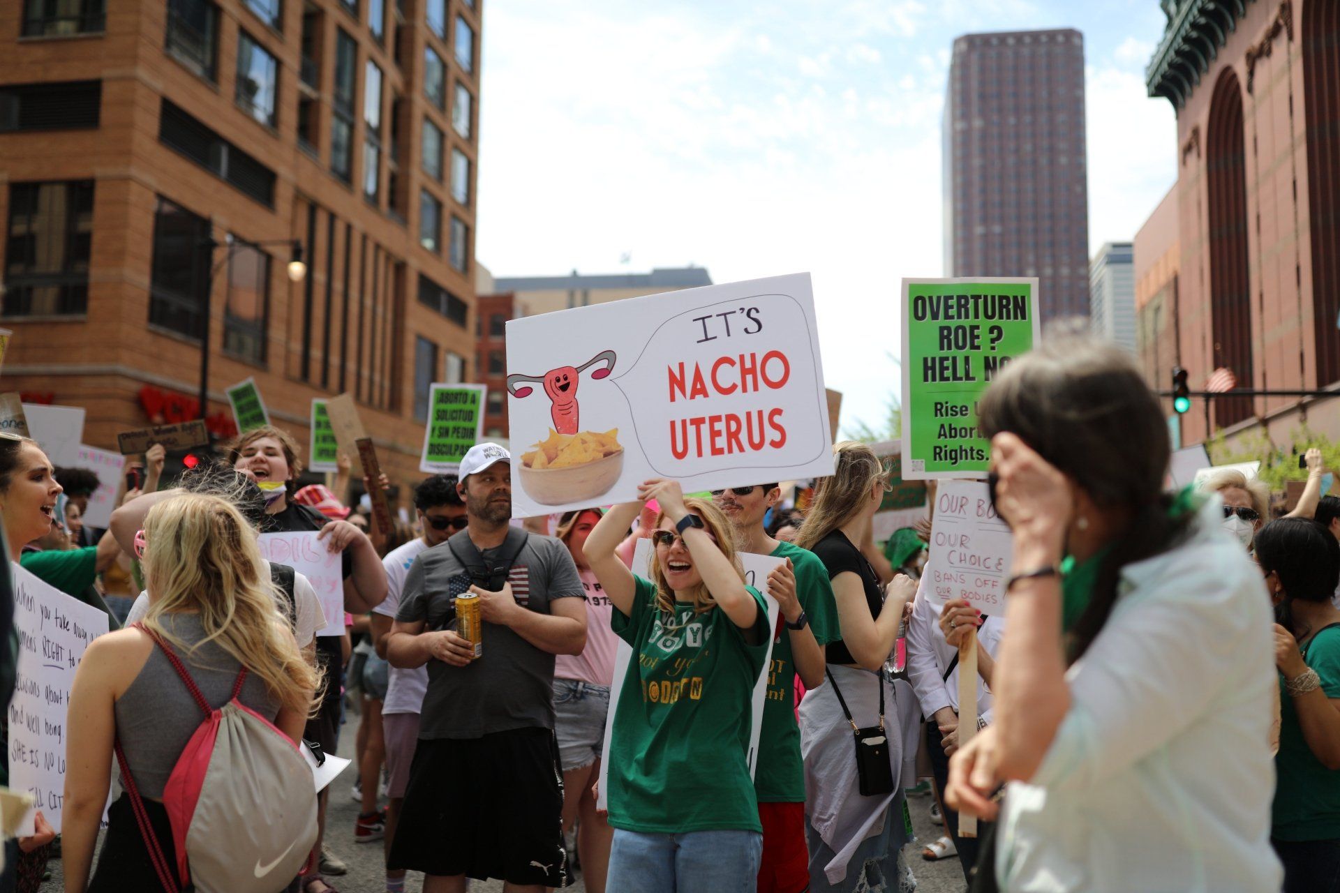 Pro Roe v. Wade protest in Chicago Pro Roe v. Wade protest in Chicago