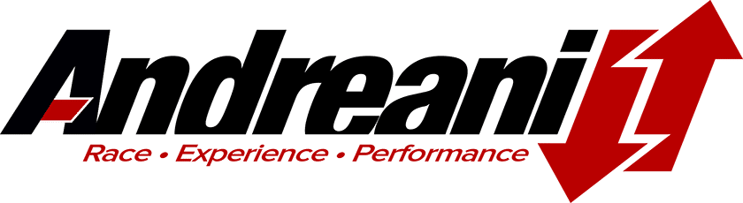 A logo for andreani race experience and performance