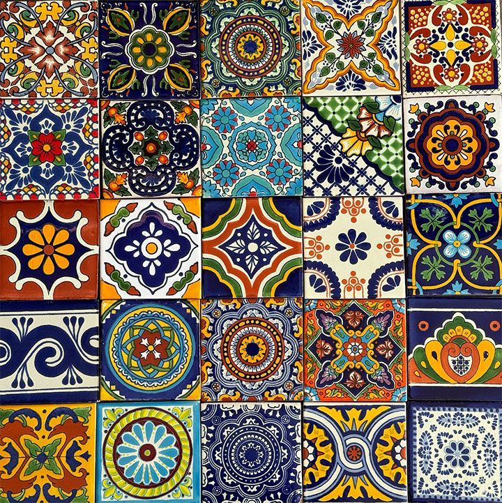 AZULEJO DE BARRO DECORADO
