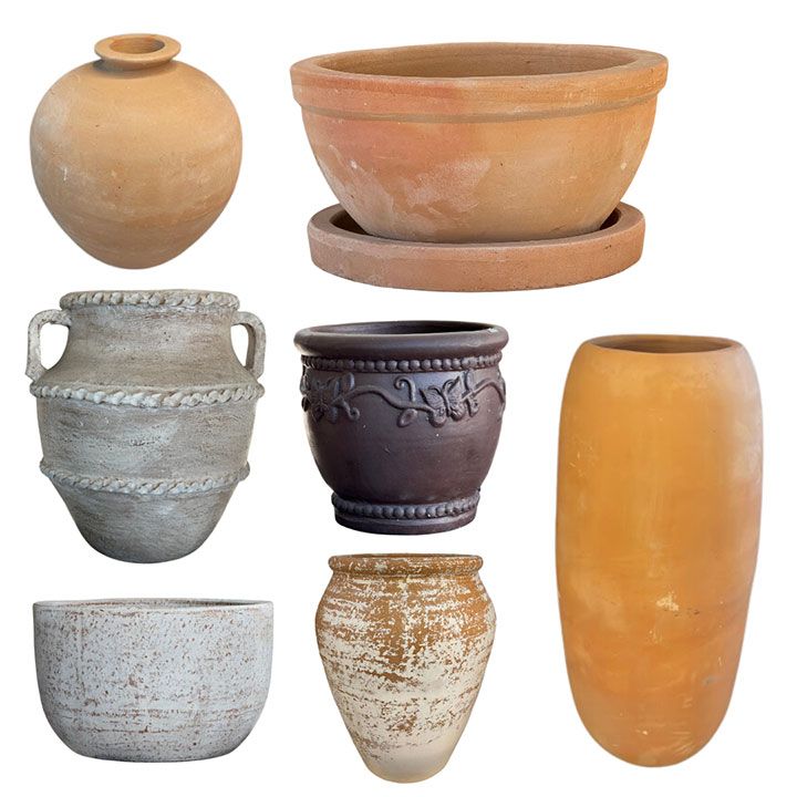 MACETAS DE BARRO