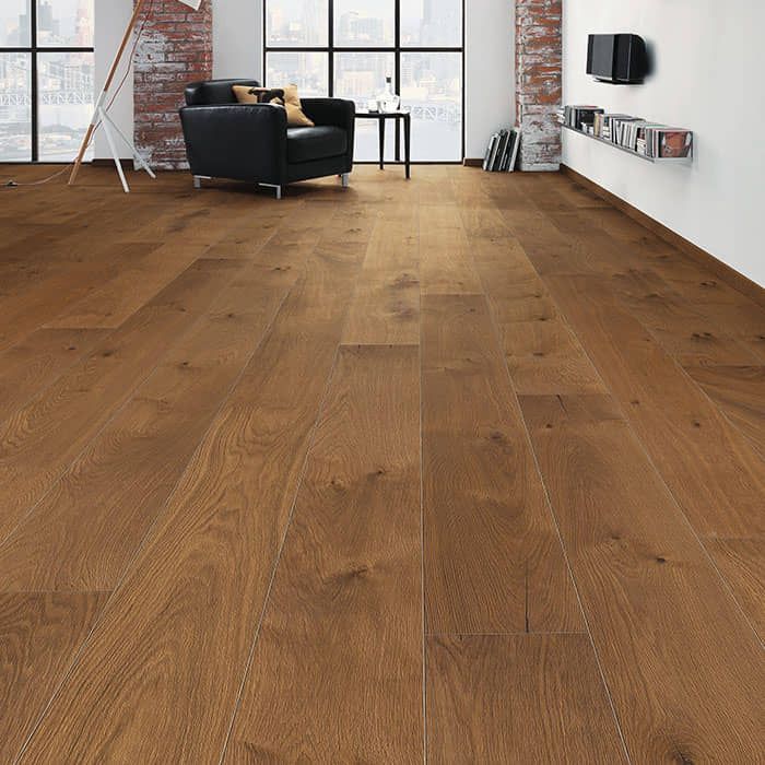 PISO DE MADERA INGENIERÍA ROBLE AHUMADO NATURALIN PLUS