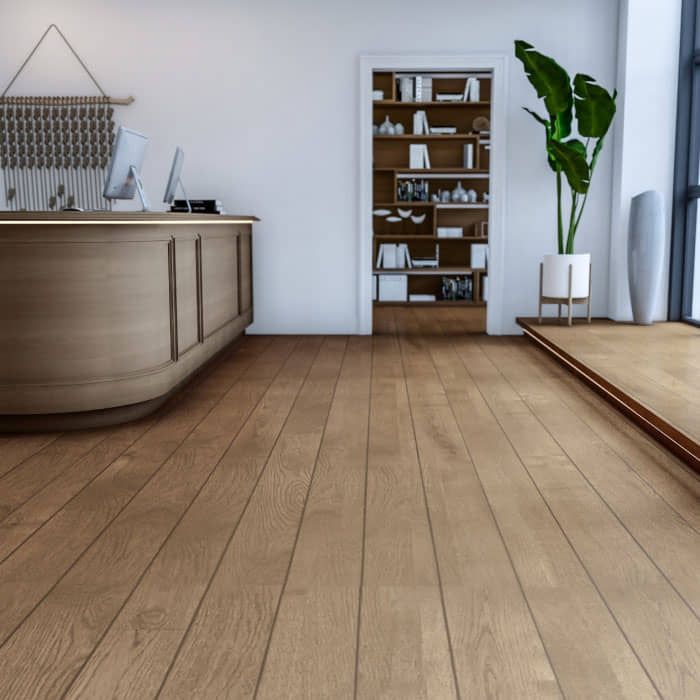 PISO DE INGENIERÍA DE MADERA ROBLE RÚSTICO