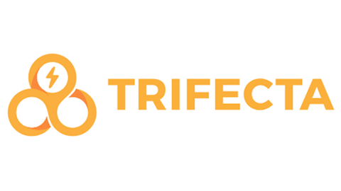 The trifecta logo has a lightning bolt on it.