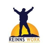 Client logo Silhouette of person with arms raised on a mountain top, with a sun in the background. Text reads