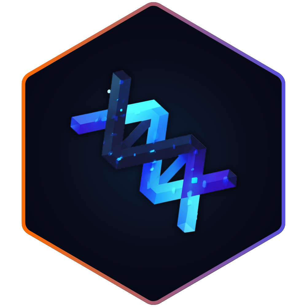 A dna oligo synthesis icon on a black background