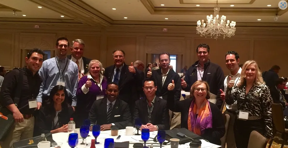 Large group photo of CNS Attendees and board members