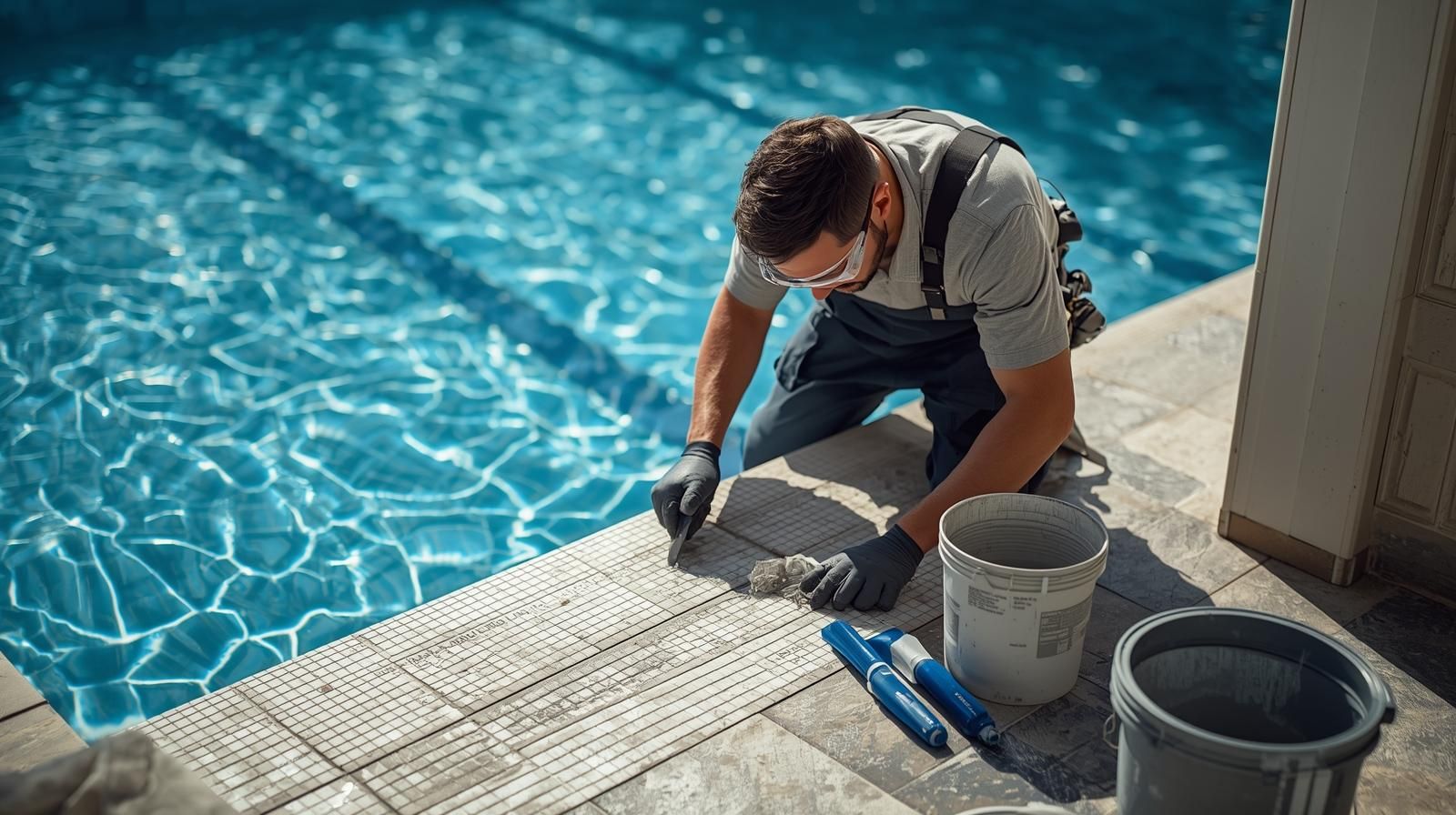 Choose vibrant tile designs that make your pool pop with personality.