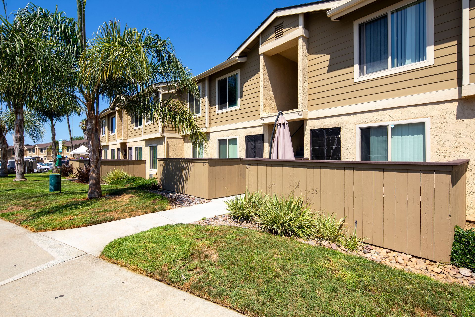 Pacific Point Apartments walkway