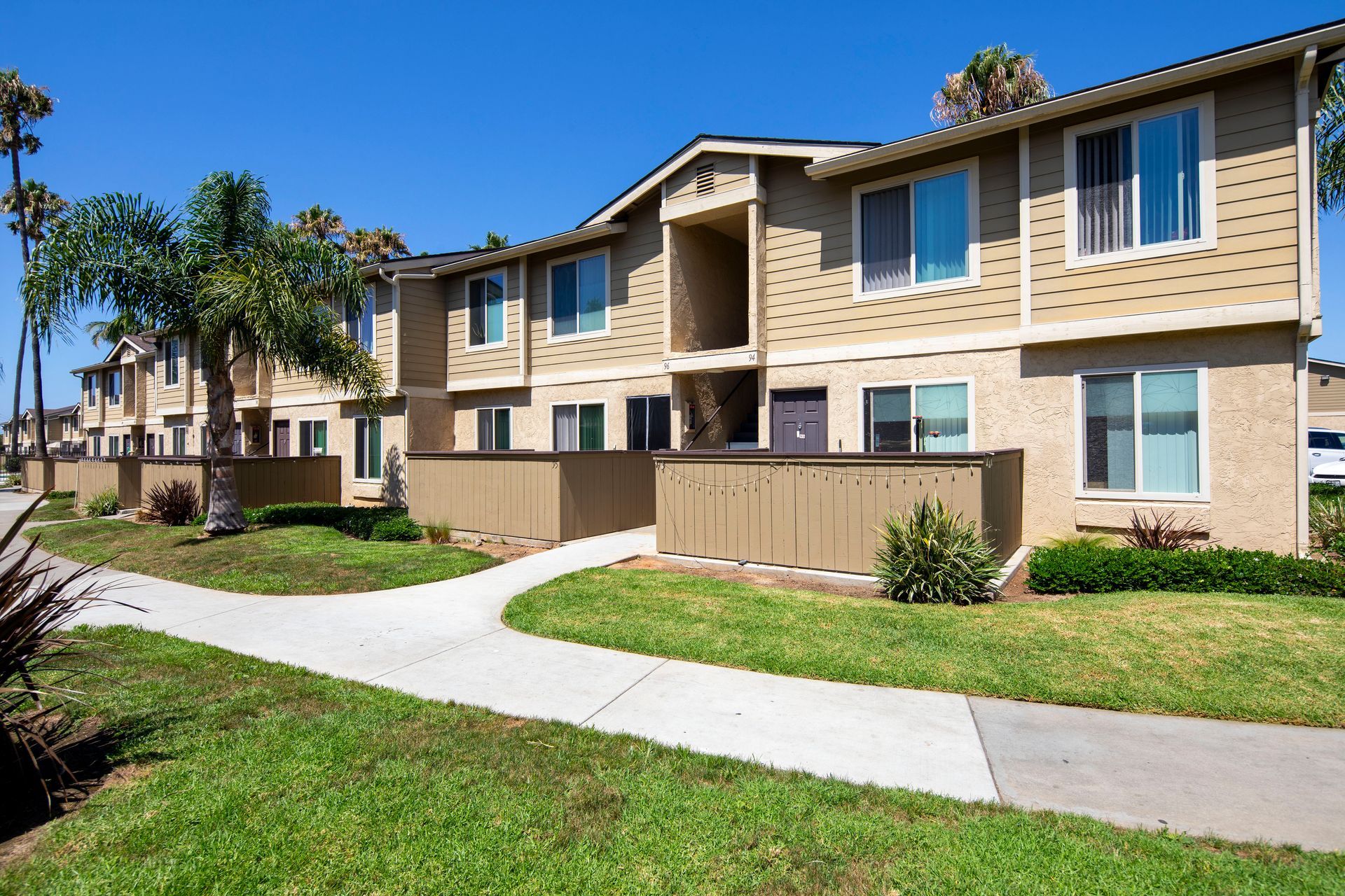 Pacific Point Apartments walkway