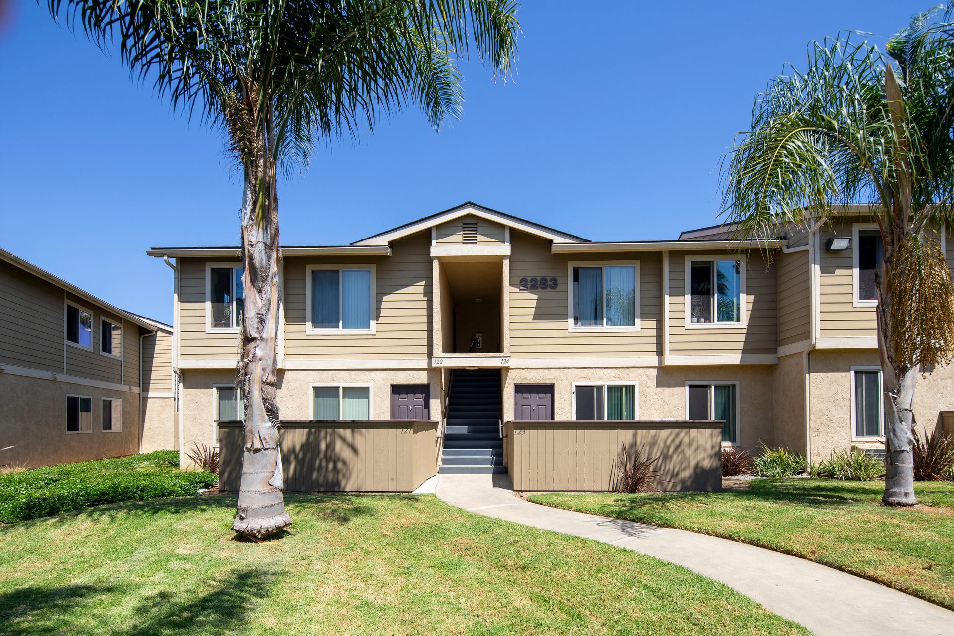 Pacific Point Apartments walkway