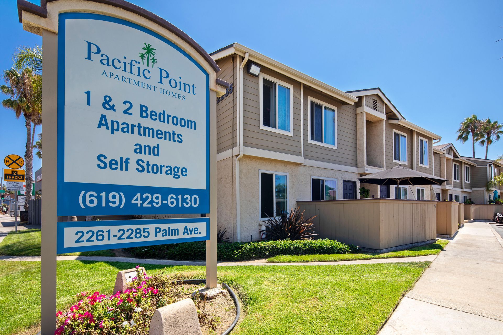 Pacific Point Apartments sign