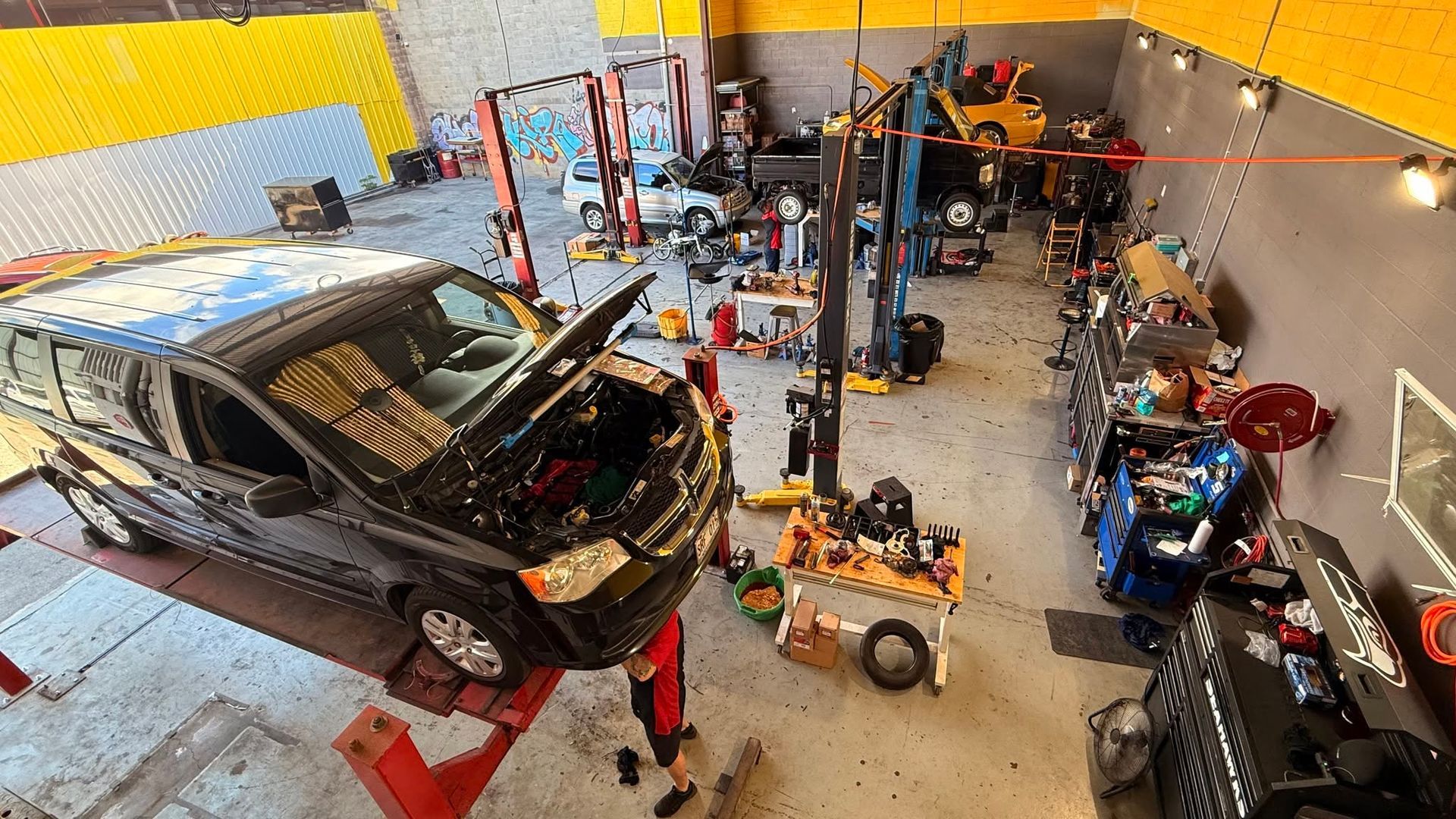 Shop Garage | Sky Auto Repair