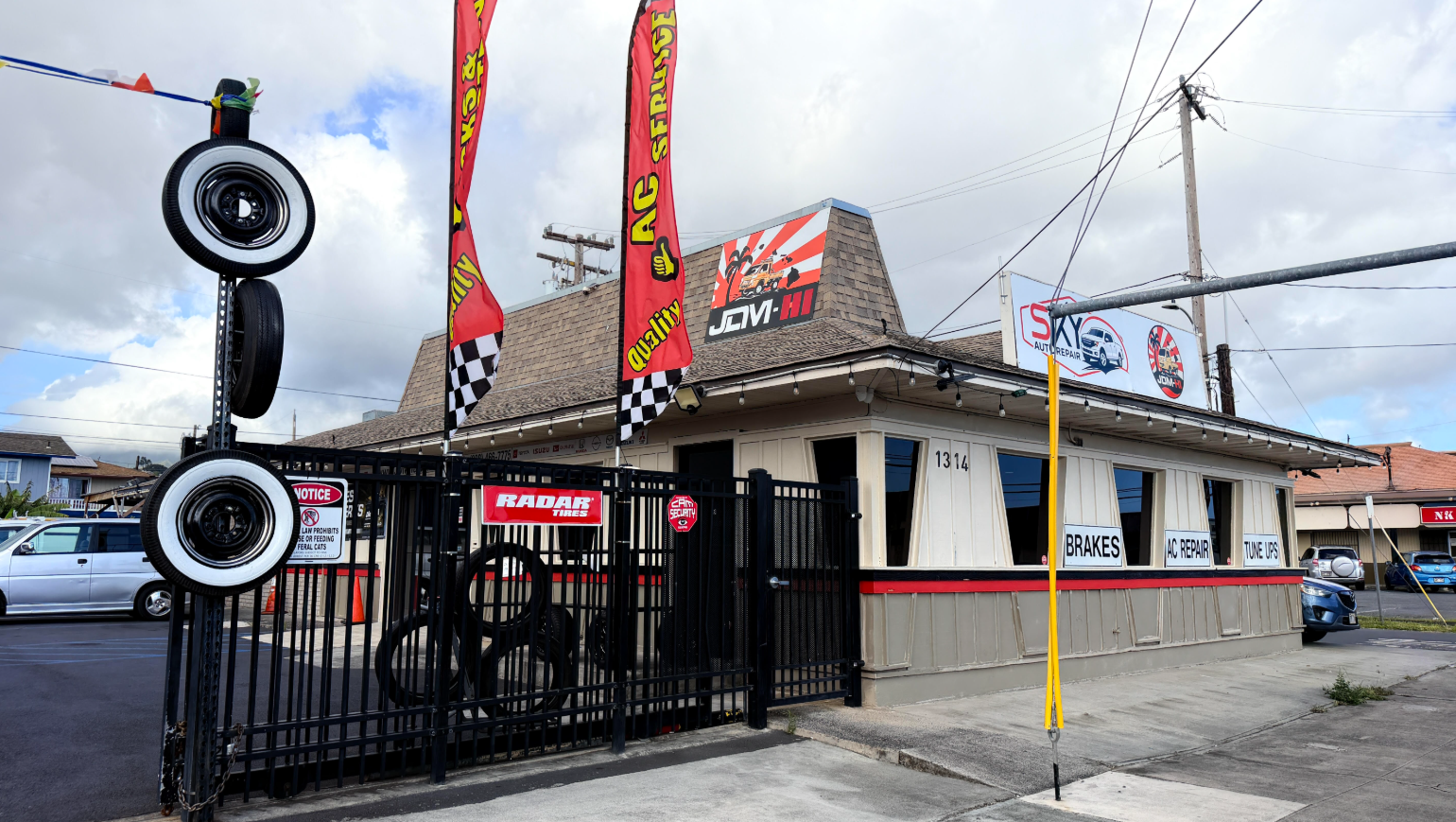 Roadside tire shop | Sky Auto Express