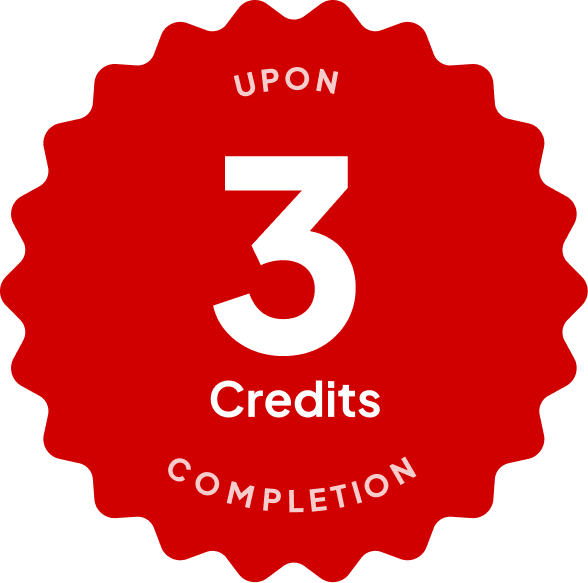 Badge: 4 Credits Upon Completion