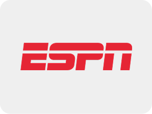 ESPN logo in red text on a light gray background.
