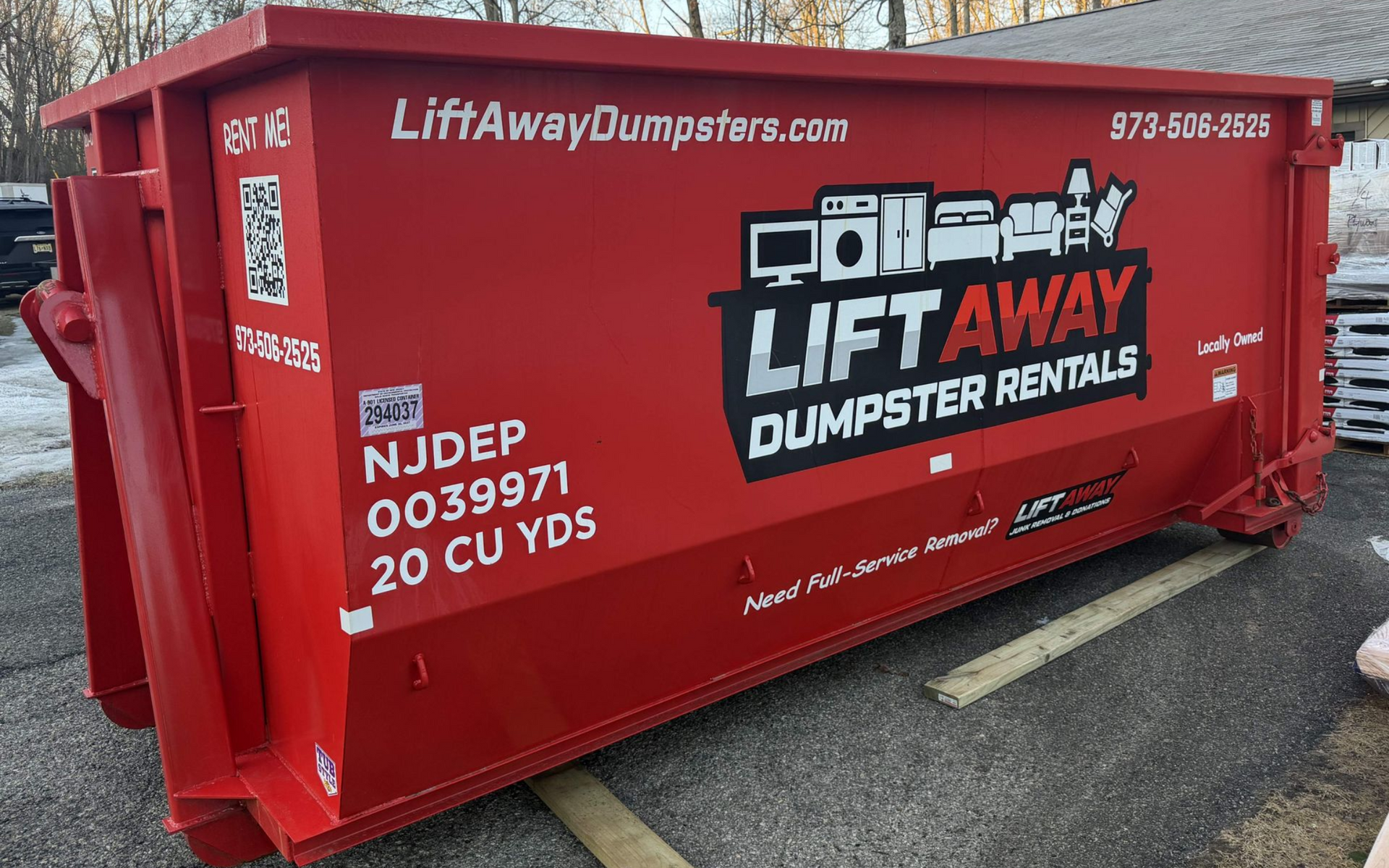 20 cu yd Dumpster