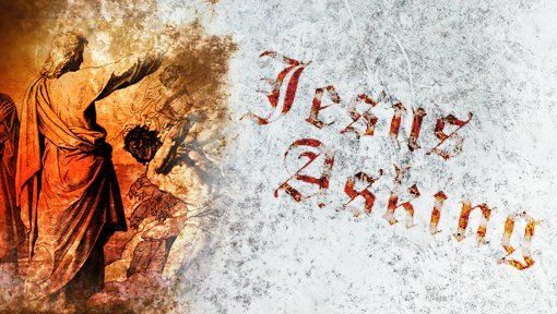 A poster for Jesus asking sermon series