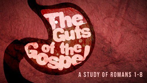 A poster for the guts got the gospel sermon series