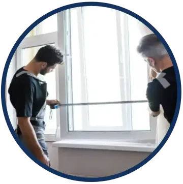 Close-up of expertly installed window frame demonstrating precision craftsmanship and quality sealing.
