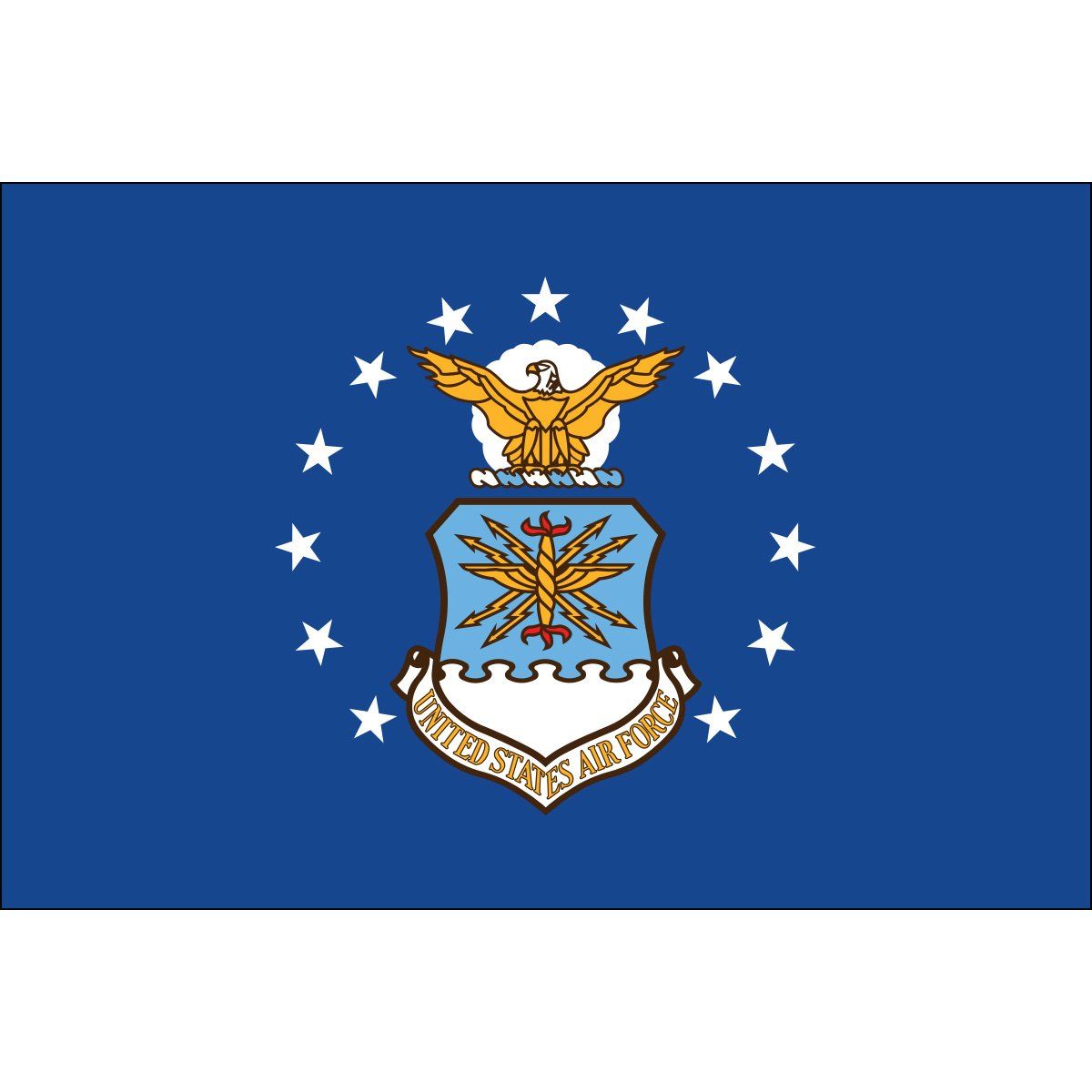 The flag of the united states air force