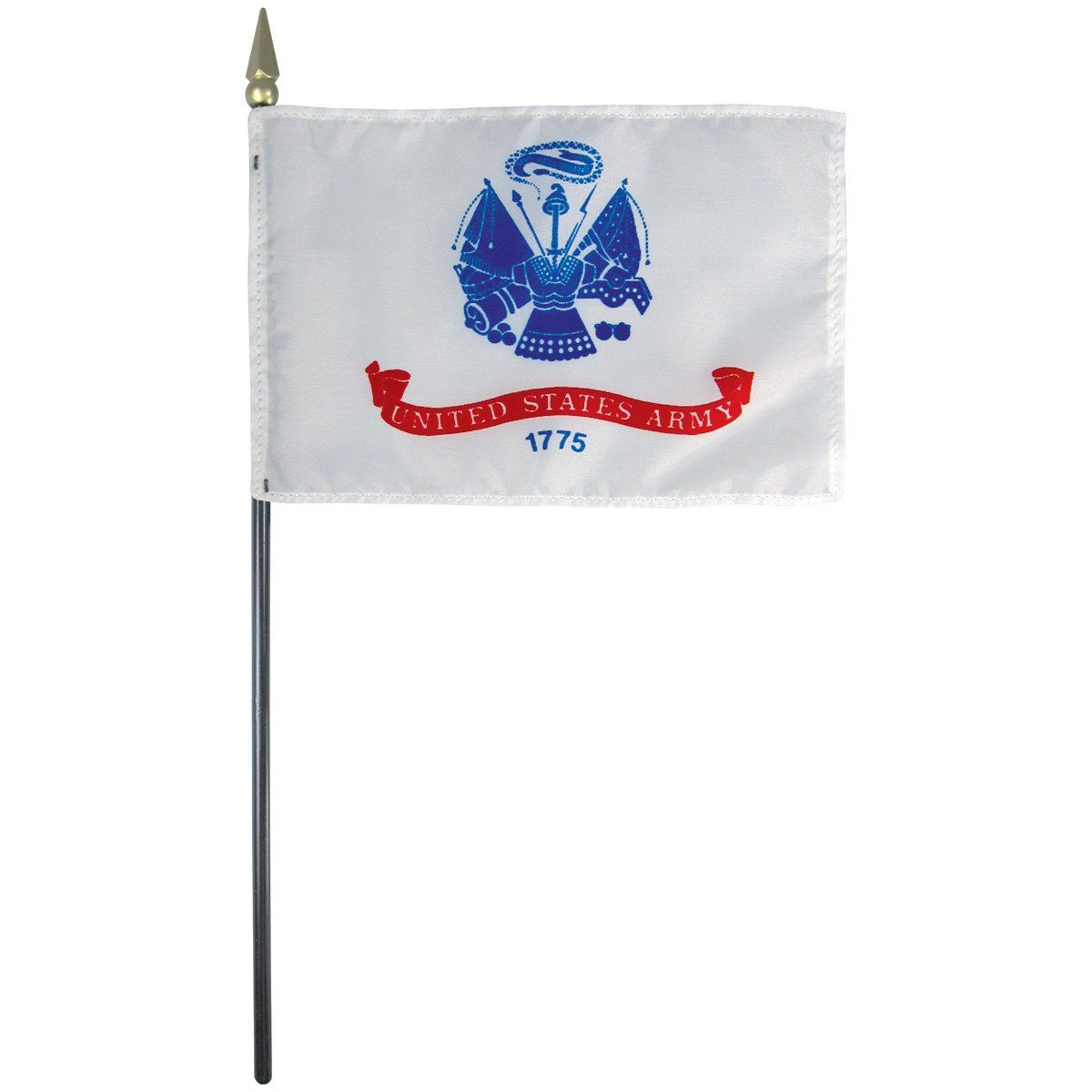 A small flag with a united states army logo on it