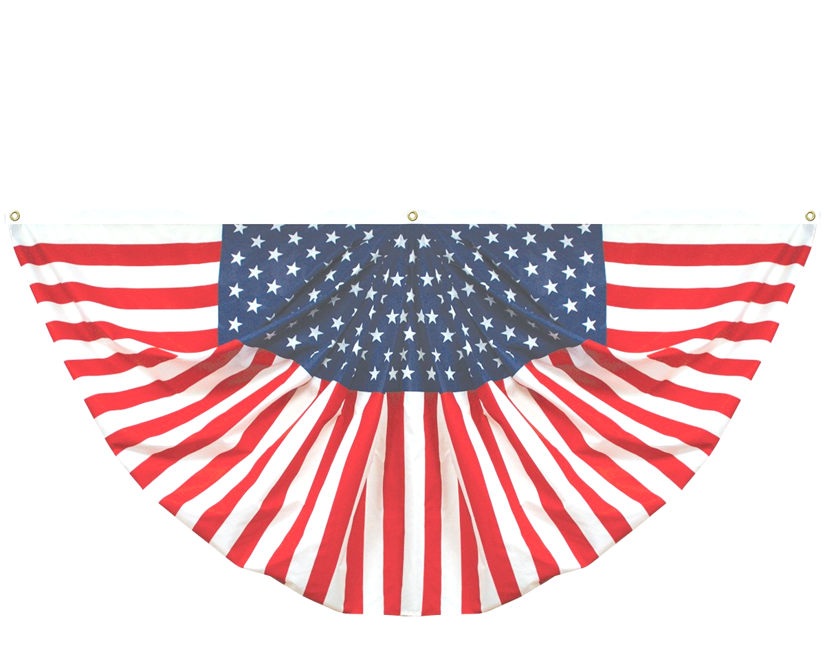 A red white and blue american flag with stars on it